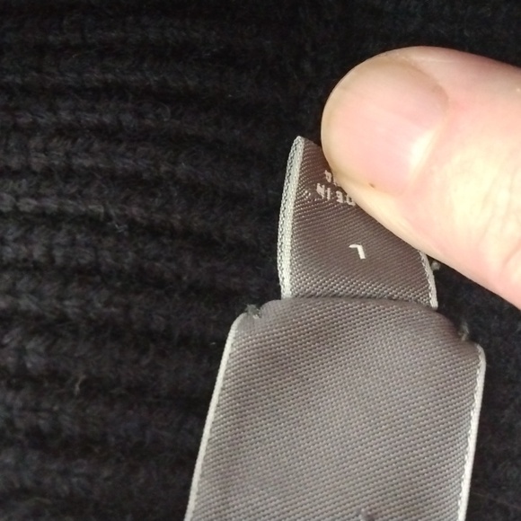 Vince Navy Blue Wool Duffel Coat/Cardigan/Sweater with Toggles (Large) - Picture 7 of 14